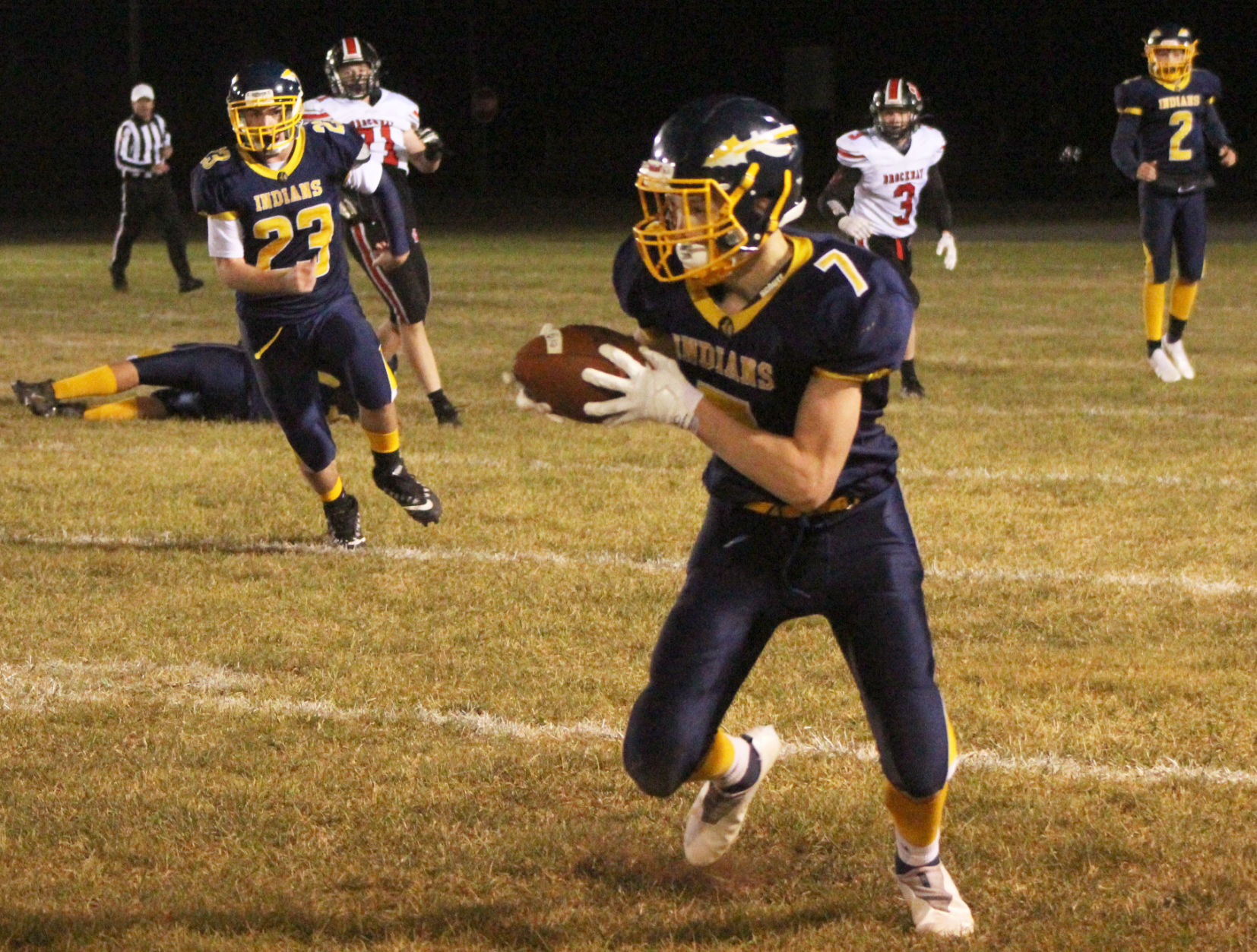Brown looks for room to run